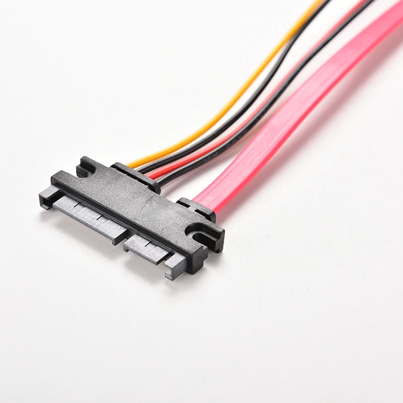 1 шт. 30 см 22Pin SATA кабель штекер гнездо 7 + 15 контактный серийный ATA Power