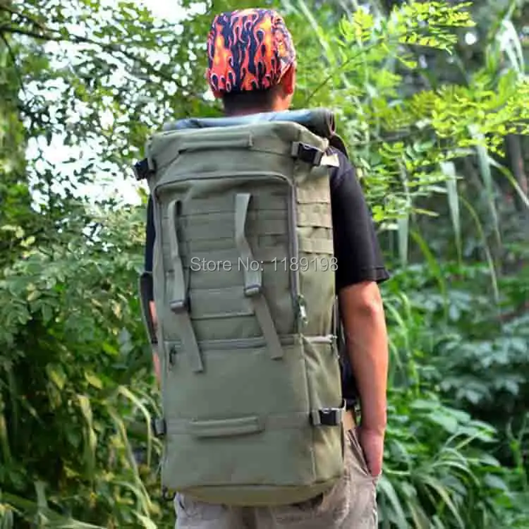 Camouflage Camping Bag Seabag Large Capacity Waterproof Camouflage Camping Bag Seabag Large Capacity Waterproof Hiking Travel Duffel Bags Military Style Backpacks Army In From Luggage