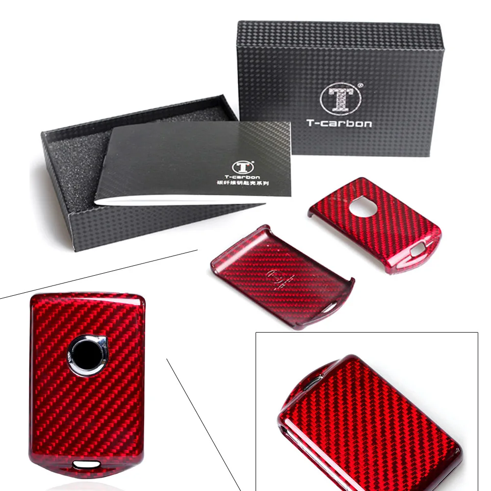 

Real Carbon Fiber Remote Key Cover Case For VOLVO XC40 XC60 XC90 S90 V90 Car Accessories