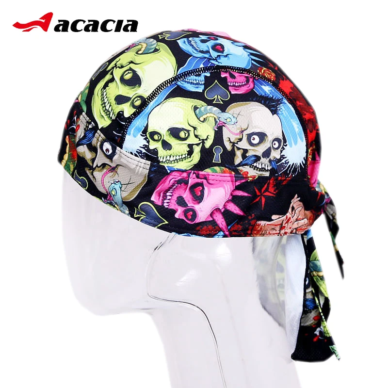 

Anti-sweat Fast Colours Running Fishing Outdoor Sport Hood Headwear For Men Women Breathable Quick-dry Bicycle Pirate Caps Hat