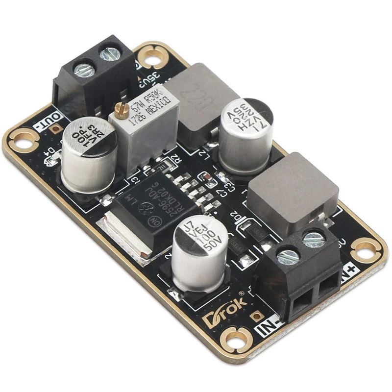 

12V To 5V Buck Converter, Lm2596 Immersion Gold Voltage Regulator Dc 3V-40V 24V Step-Down To Dc 1.23V-37V 9V 12 V Volt Reducer