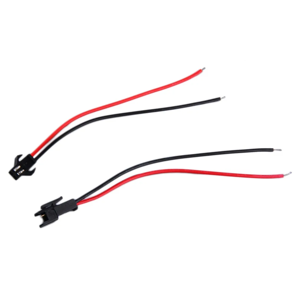 

2-Pin Male Female Connector Plug with Wires Cables for LED Strip Lamp Driver dropshipping New