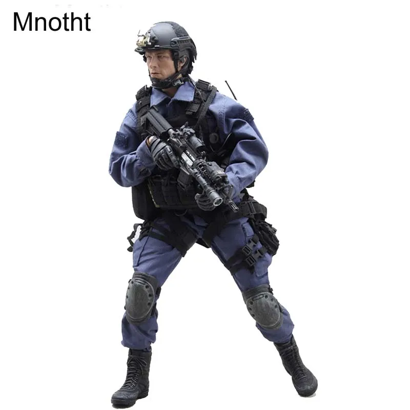 Mnotht 16 VH1026 SWAT 2 0 Solider модель костюма одежда с синим пальто брюки обувь для шлема