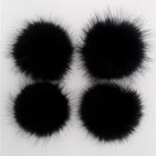 Зима 20 шт/Партия искусственный полиэстер помпон для вязаные шапки