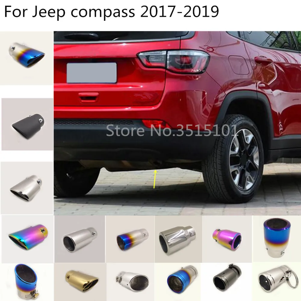 Car styling Cover Muffler End Stainless steel Tail Pipe Dedicate outlet