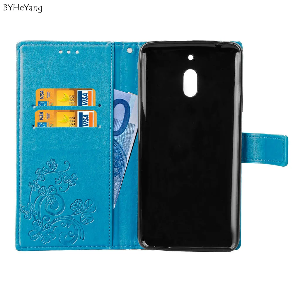 BYHeYang для Nokia 2 2018 чехол 1 с отделениями карт флип искусственная кожа тисненый