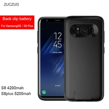 Мощность банковская карта чехол для samsung galaxy S 8 S8 плюс S8+ перезаряжаемый переносной аккумулятор Зарядное устройство Чехлы Мощность чехол SM G9500 G9550 Fundas