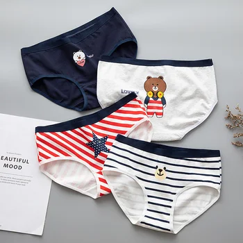 

Cartoon Girl Cute Underwear Women Kawaii Panties Soft Physical Cotton Panties Seamless Briefs Female Lingerie 2019 Wholesale