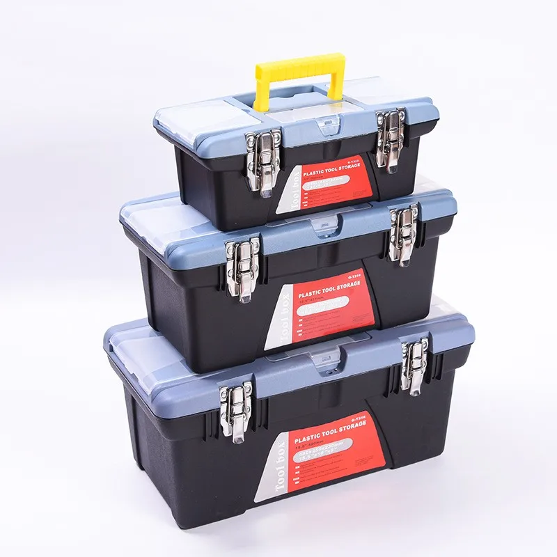 

1 Pcs Household toolbox Hardware Electrical tool box plastic portable car tool storage box high quality for Car Repair Tool