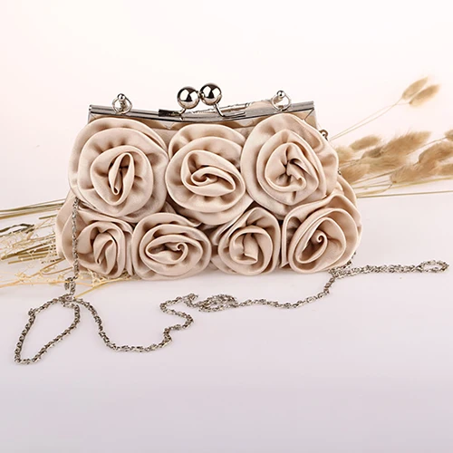 Женская модная сумочка-клатч с узором из роз вечерняя сумочка для невесты новая горячая распродажа модная