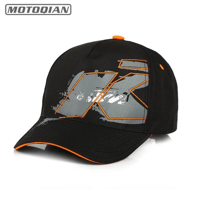 

Men Women High Quality Snapback Motorcycle Trucker Hats Motor Racing Cap F1 Moto GP Logo For KTM Cap Embroidery Hat