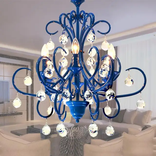 Us 318 0 Salon Window Mission Style Blue Candle Chandelier Living Room Bedroom Dining Luminaire Arts Crafts Lights Lighting In Pendant Us 318 0 Salon Window Mission Style Blue Candle Chandelier Living Room Bedroom Dining Luminaire Arts Crafts Lights Lighting In Pendant