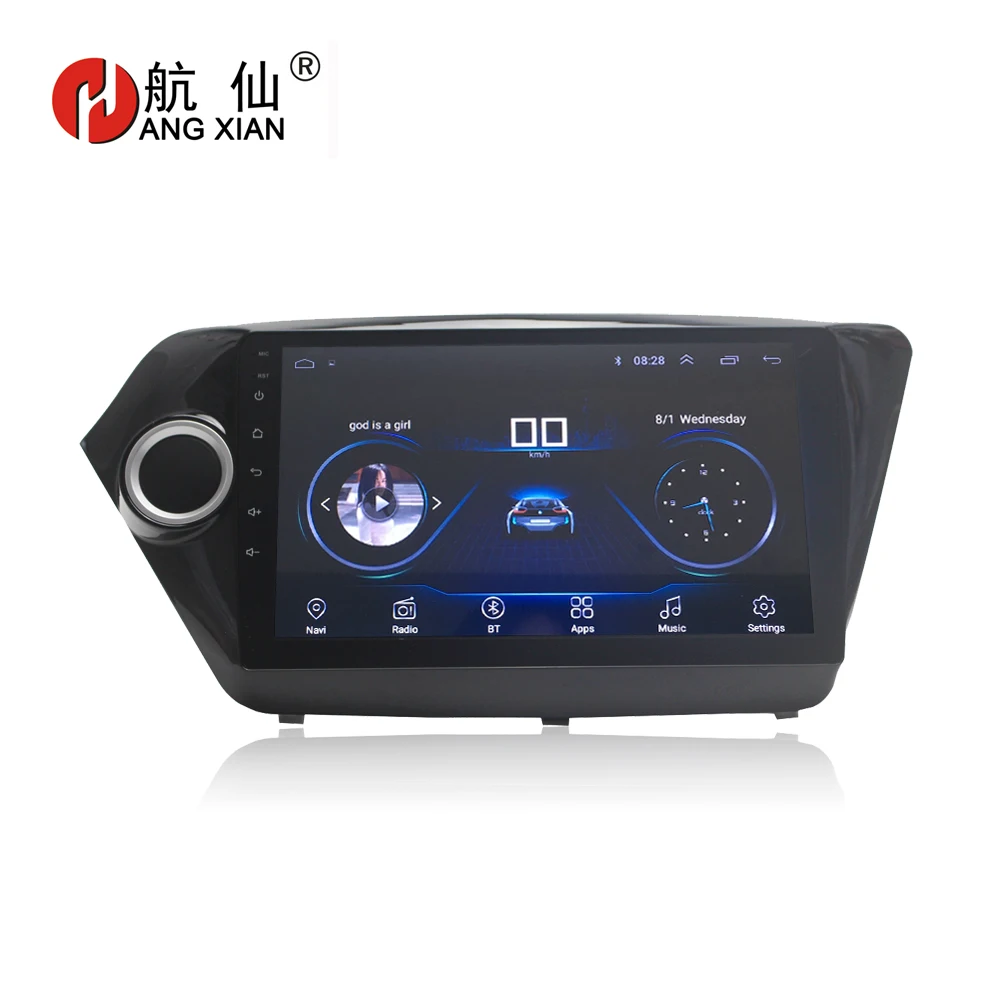 

HANG XIAN 9" Quadcore Android 8.1 Car radio for KIA K2 2011-2016 car dvd player GPS navigation car multimedia