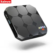 A95X R2 Android 7.1 Smart TV Box S905W Quad-core 2G RAM 16G ROM Set Top Box Satellite 4K 3D H.265 USB 3.0 TF Card Media Player