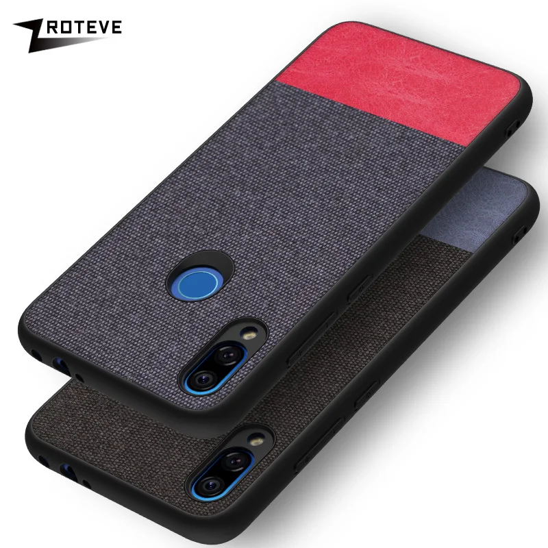 

Cases For Redmi Note 7 Case Silicone TPU Canvas Back Covers Soft Fabric Cover For Xiaomi Redmi Note7 Note 7 6 5 Pro Phone Case