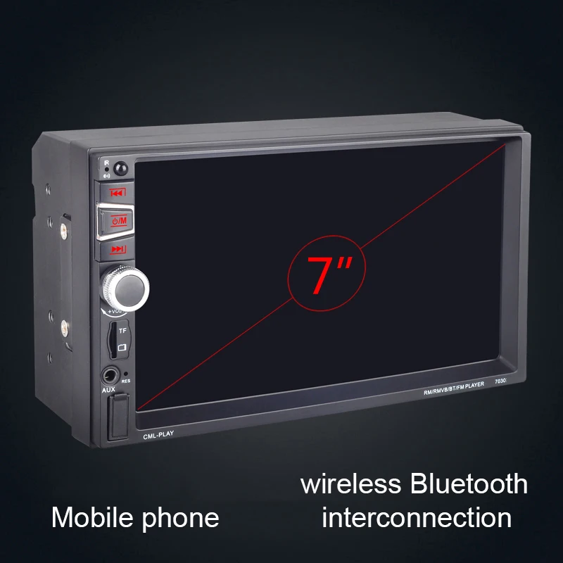 " 2din автомобильное радио стерео Bluetooth MP5 FM/TF/USB/AUX Зеркало Ссылка для Android gps