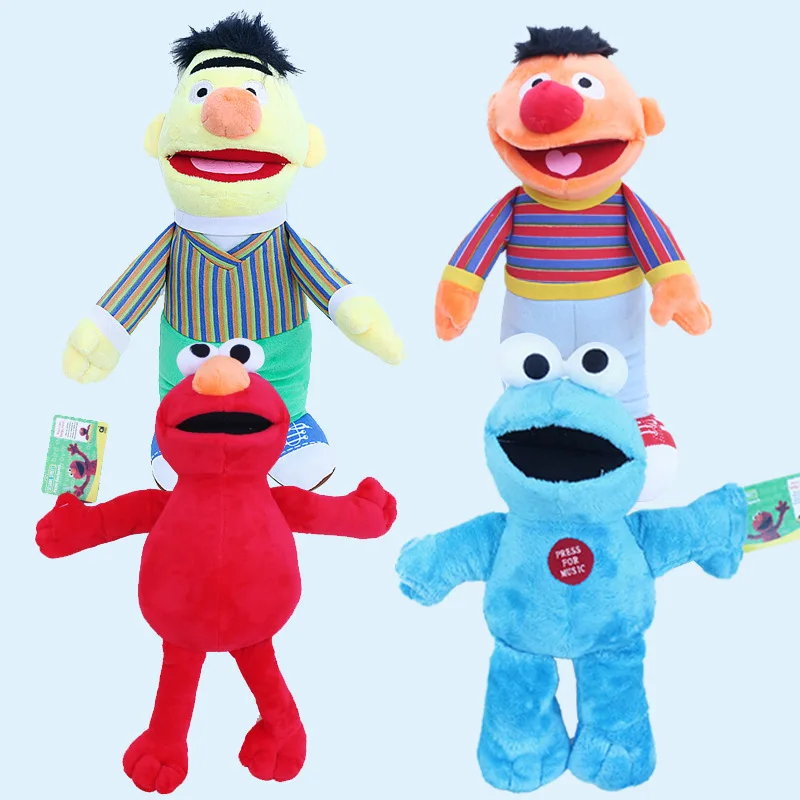 

Cartoon Sesame Street Plush 20cm Elmo Cookie Monster Erine Bert Plush Stuffed Toys Doll Soft Animals Toy for Kids Children Gift