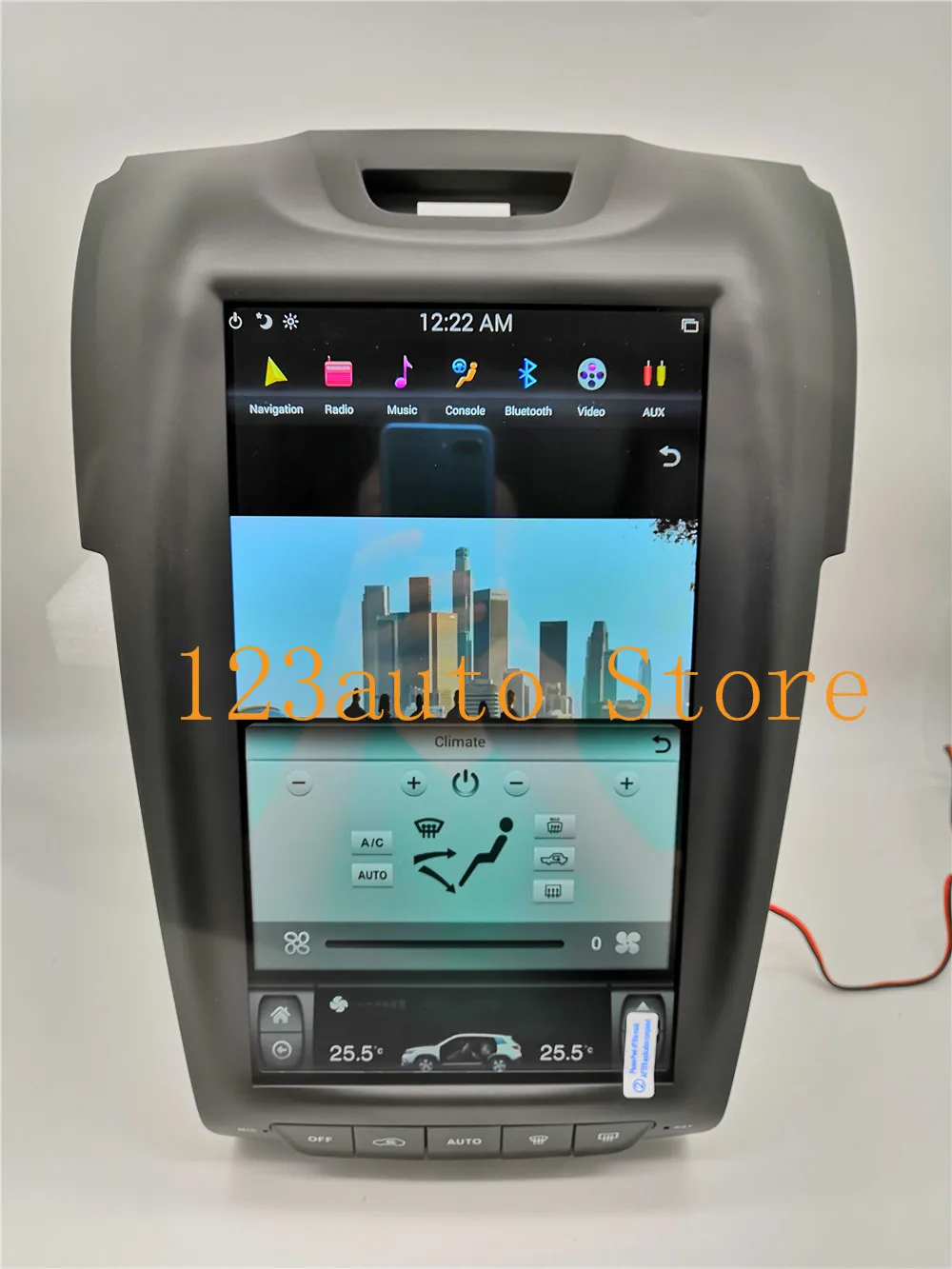 

12.1'' Vertical screen Tesla Style Android 8.1 auto Car DVD GPS Navigation Player for ISUZU D'MAX DMAX MUX radio stereo audio