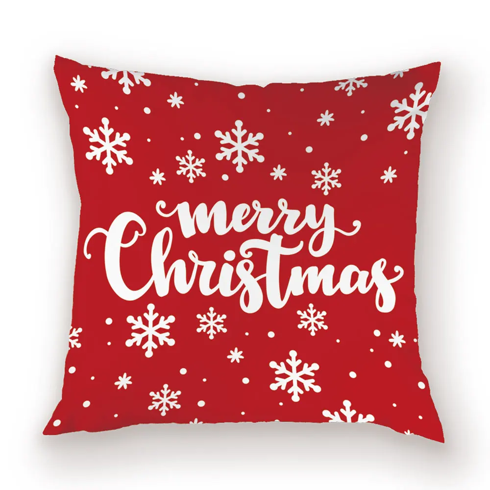 Happy Throw Pillow Cover Holidays Decorative Cushion Covers Halloween Christmas Festival Home Decor Living Room Pillows Case - Цвет: L770-14