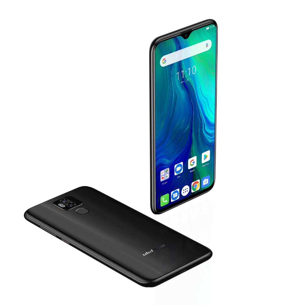 Отпечатков пальцев ID+ Разблокировка лица Ulefone power 6 Android 9,0 Восьмиядерный 6," 18MP смартфон 4 Гб 64 Гб 6350 мАч NFC 4G мобильный телефон