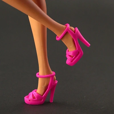 Новинка года; красивые оригинальные туфли для куклы Барби; черные туфли высокого качества; Доступно 15 моделей обуви - Цвет: L15