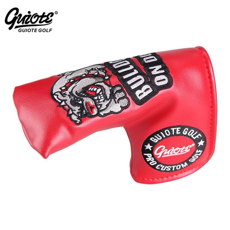 [3 цвета] Bulldogs On Duty Golf Blade Putter покрытие из синтетической кожи Для Гольфа Головные уборы спортивные аксессуары для гольфа новинка подарок