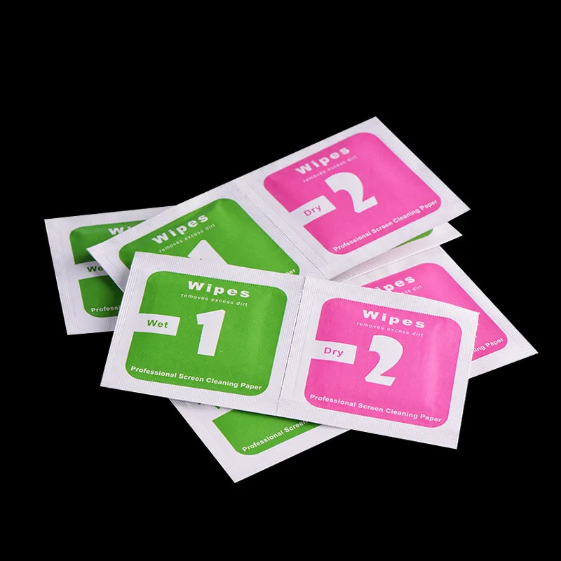 

100pcs/set=50*Wet+50*Dry Camera Lens LCD Screens Dust Removal Wet Dry Cleaning Cloth LCD Wipes Papers for camera for phone #10