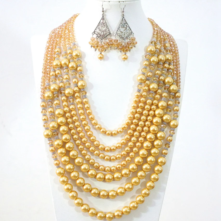 Crystal Beads Necklace Designs In Gold Hot Sale - menntakvika.hi.is ...