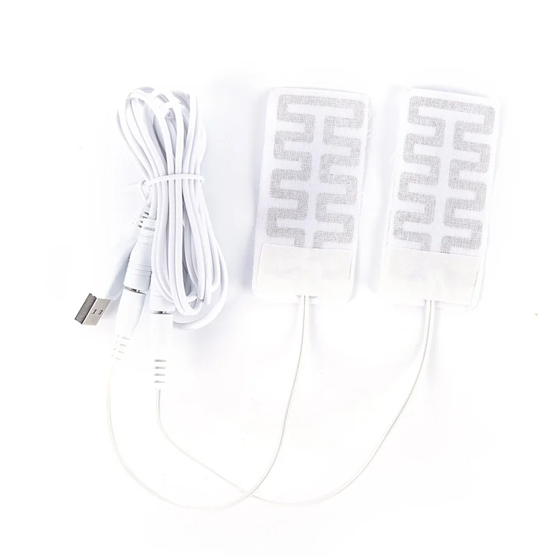 1 пара электрических USB перчаток нагреватель зимние перчатки с подогревом куртка углеродное волокно Ткань перчаткосушитель с USB разъемом коврик для мыши 5*9 см 3,7 в-5 в