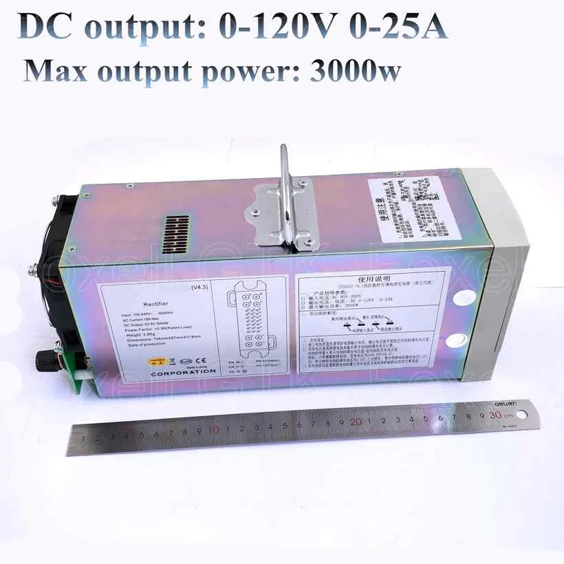 100v 110v 112.8v  115.2v 117.6v 105v 15A 20A 25A charger for LTO li-ion lifepo4 Lithium 120v Adjustable 25A 3000w power supply (7)