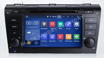 

pure Android 8.1 Car DVD Multimedia Player for Mazda 3 2004 - 2009 with BT Wifi Radio Stereo GPS Navigation