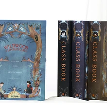 Творческий Ретро коробку одноклассники записанные первичный и вторичный студенты Выпускной цветных страниц большой памятной Гостевая книга