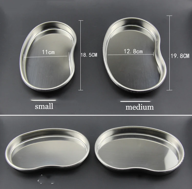 Хирургические медицинские стоматологические инструменты из нержавеющей стали, размеры s, m, l, изгиб лотка, дезинфекционная пластина для стерилизации бровей, губ, татуажа