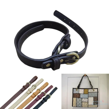 

1Pair Bag Handles Leather Handle Belt Adjustable Shoulder Bag Strap Replacement for Women bags Strap DIY Accessories 47cm- 52cm