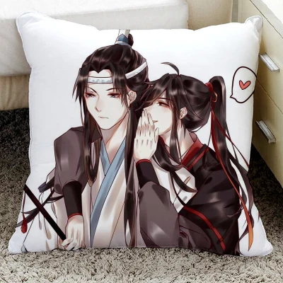 Grandmaster демонического культивирования Wei Wuxian Lan wangji BL Yaoi Наволочка Чехол для подушки косплей подарок кровать/диван/автомобиль Декор - Цвет: D