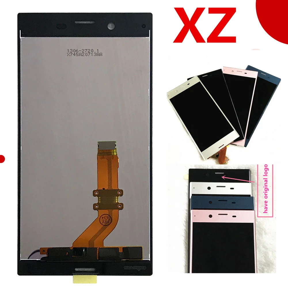 Оригинальный Для SONY Xperia XZ ЖК дисплей кодирующий преобразователь сенсорного