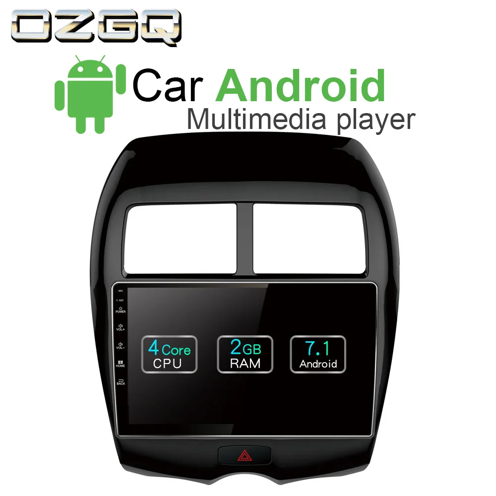 OZGQ Android 7 1 Автомобильный плеер для Mitsubishi ASX/RVR 2010 ~ 2018 Авто GPS навигация Bluetooth радио