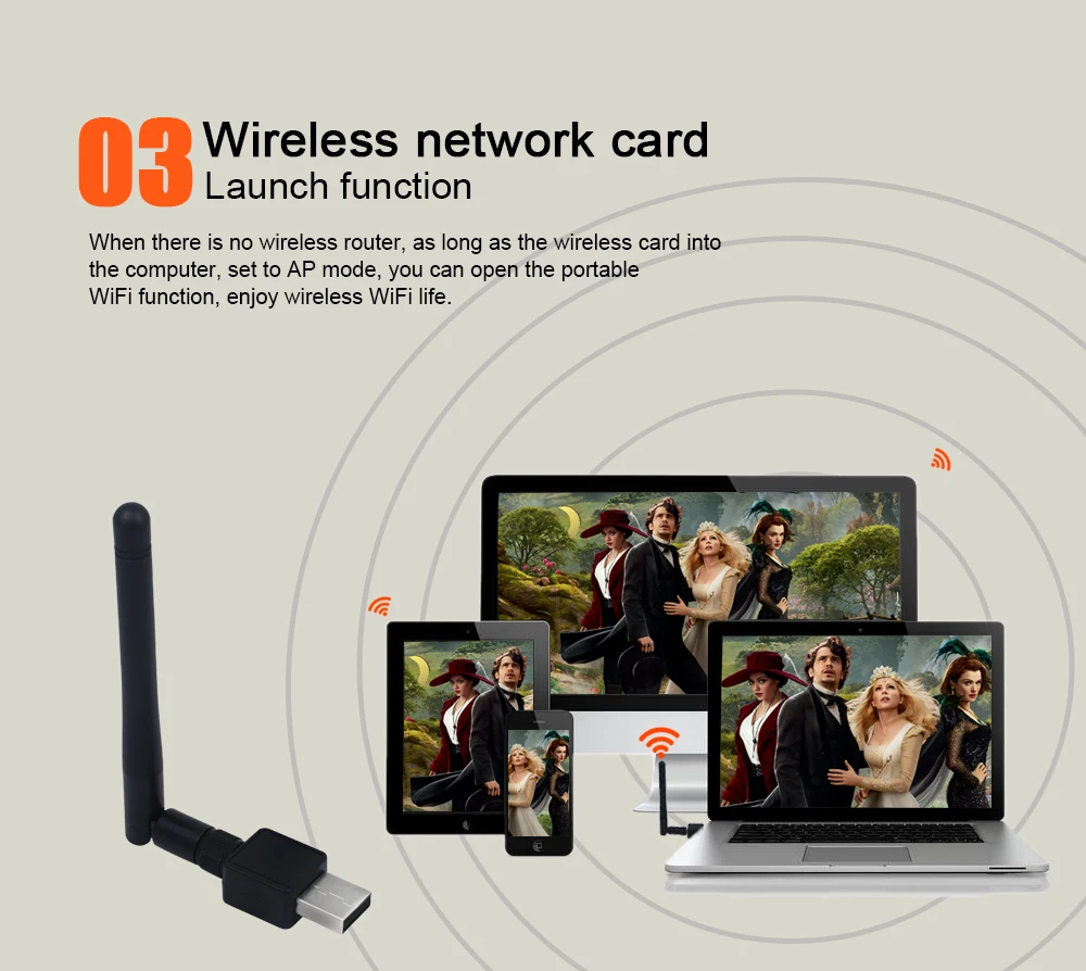 pc wifi adapter TISHRIC 150Mbps MINI Wireless USB WiFi Adapter Dongle Network LAN Card 802.11n/g/b Antenna wi-fi For WindowsXP/7 Vista Linux lan card