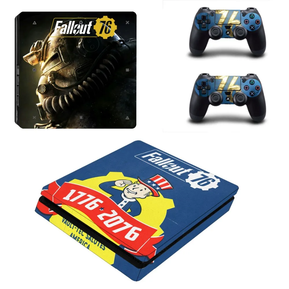 Скин для Playstation 4 PS4 тонкий Стикеры консоли крышка контроллера Play station Slim виниловые
