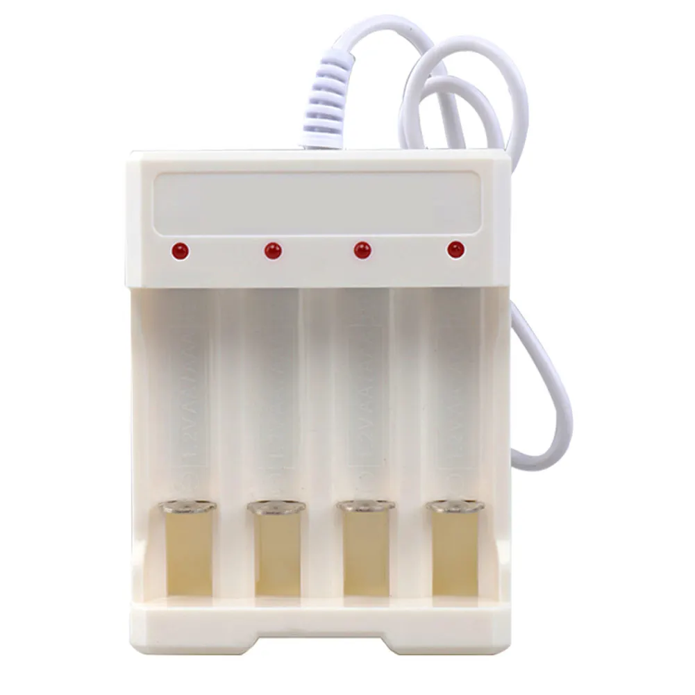 

Universal Rechargeable Battery Quick Charge Adapter USB 4 Slots Output Battery Charger Battery Charging Tool For AA/AAA