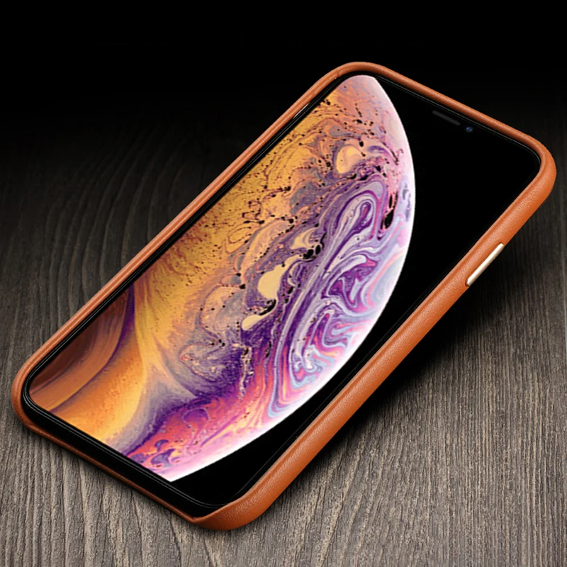 Ультратонкий чехол из натуральной кожи для мобильного телефона s для iphone 6plus, чехол 7 8 X XS XSmax XR, чехол для телефона с защитой от падения для iphone 7