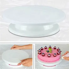 Kuchen Drehscheibe Revolving-Kuchen Dekorieren Ständer Schwenkplatte Plattenspieler Küche kuchenwerkzeuge