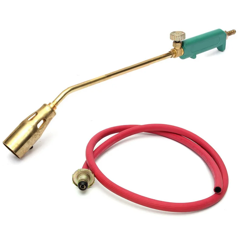 New Handle Liquefied Gas Soldering Weld Blow Torch Piezo Lighter With Tube