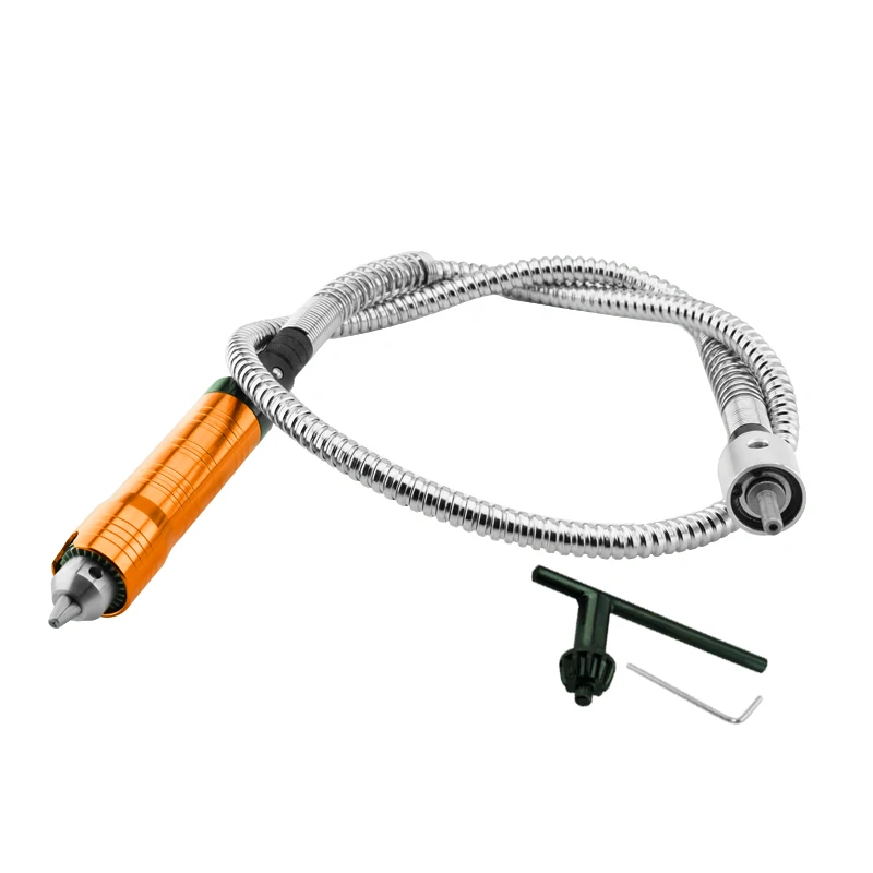 Goede Multifunctionele Verlengsnoer Flexibele Flexibele As Met Roestvrij Staal Handstuk Voor Dremel Voor Past Foredom Rotary Tool