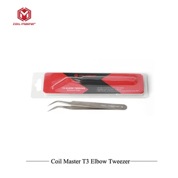 

New Arrival Electronic Cigarettes Tool Coil Master T3 Elbow Tweezer for Vaporizer DIY RDA RDTA Atomizer Head wire