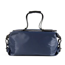 Большой емкости портфели для бизнесмена мягкий и легкий нейлон с натуральной кожи Путешествия Duffle черный синий мужские дорожные сумки(XW56003