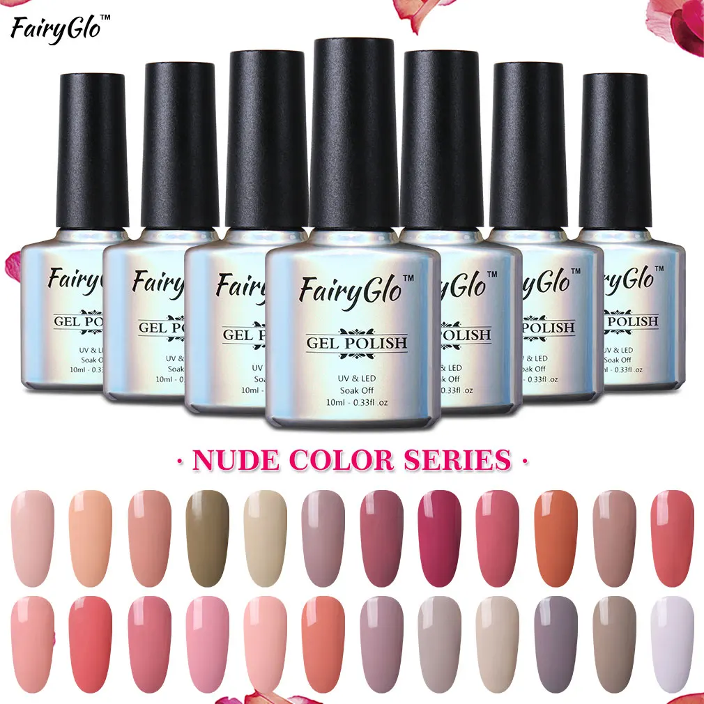 FairyGlo 24pcs/Set 10ML Stamping Paint Nail Gel Polish Kit