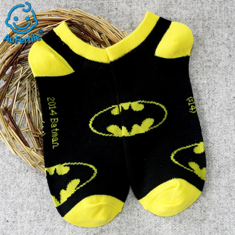 Super Heroes Socks Spring Fashion Invisible Breathable Short Socks Couple Socks High Quality Socks