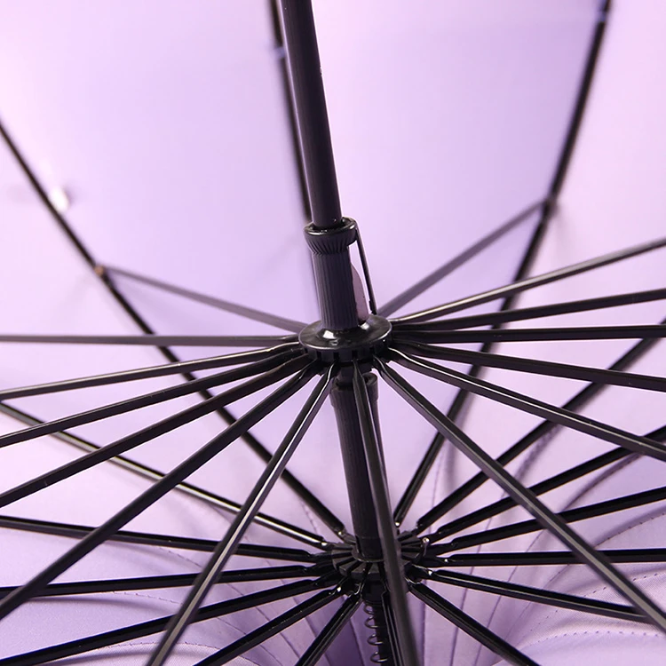 Зонтик-пагода с длинной ручкой Only Jime, маленькое черное покрытие, защита от солнца, УФ-зонтик, креативный женский маленький черный зонтик