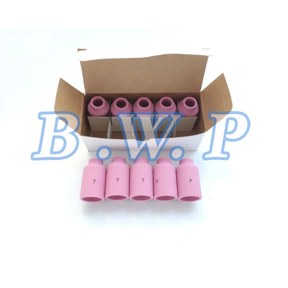 10PK 54N15 TIG сварочный фонарь керамические защитные чашки (#7) Алюминиевые насадки 17 18